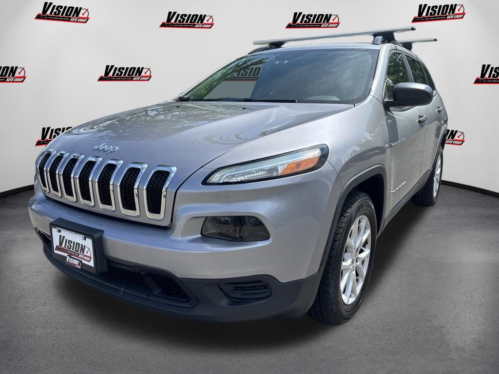 Billet Silver Metallic Clearcoat 2016 Jeep Cherokee SUV / Crossover Four-Wheel Drive 9-Speed Automatic