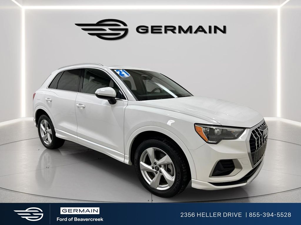White 2021 Audi Q3 quattro Premium 40 TFSI SUV / Crossover All-Wheel Drive 8-Speed Automatic
