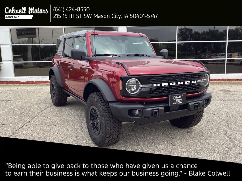 Ruby Red Metallic 2025 Ford Bronco SUV / Crossover Four-Wheel Drive Automatic