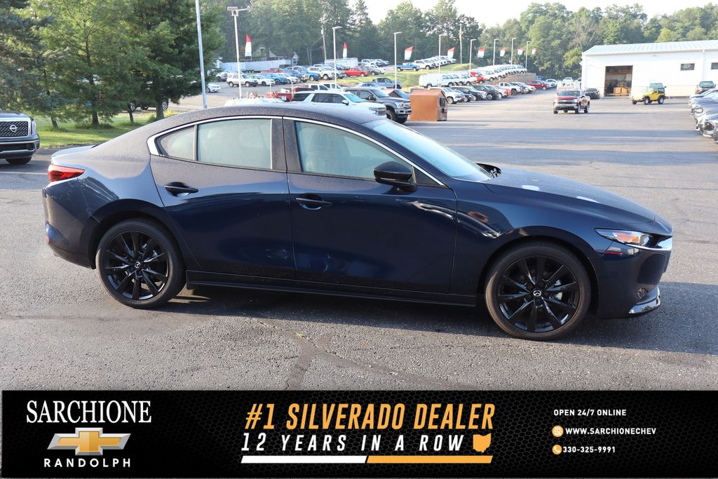 Deep Crystal Blue Mica 2025 Mazda MAZDA3 Sedan Front-Wheel Drive 6-Speed Automatic