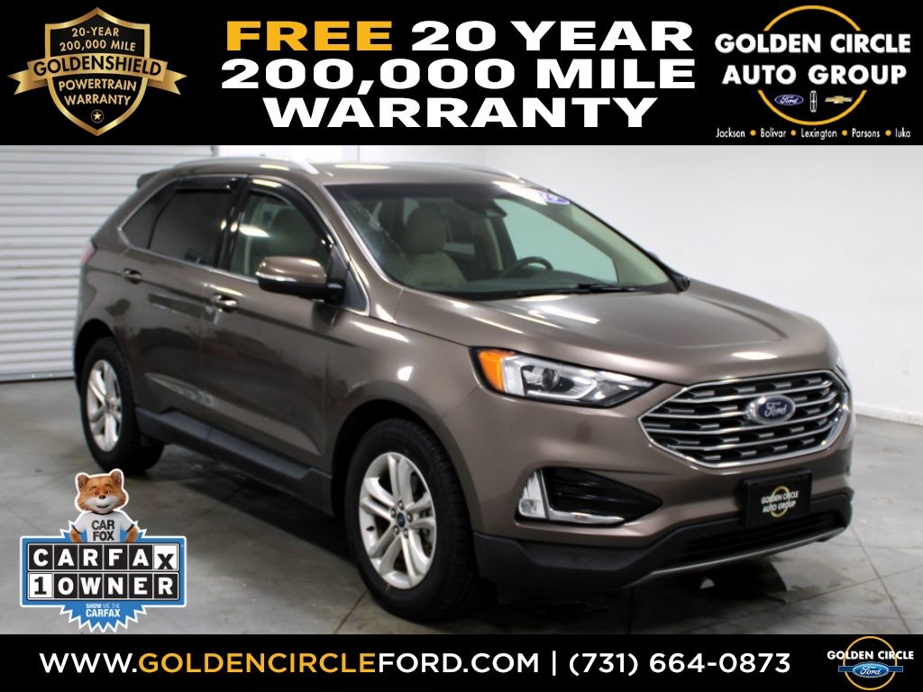 Stone Gray Metallic 2019 Ford Edge SUV / Crossover Front-Wheel Drive 8-Speed Automatic
