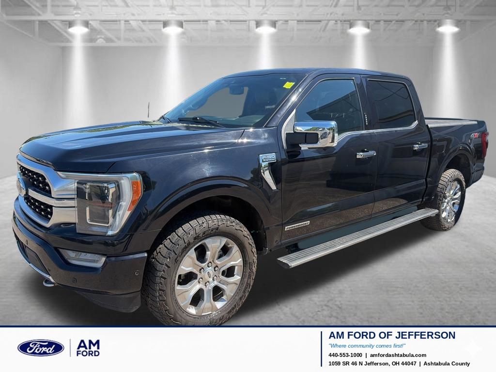 Black Metallic 2021 Ford F-150 Pickup Truck Four-Wheel Drive Automatic