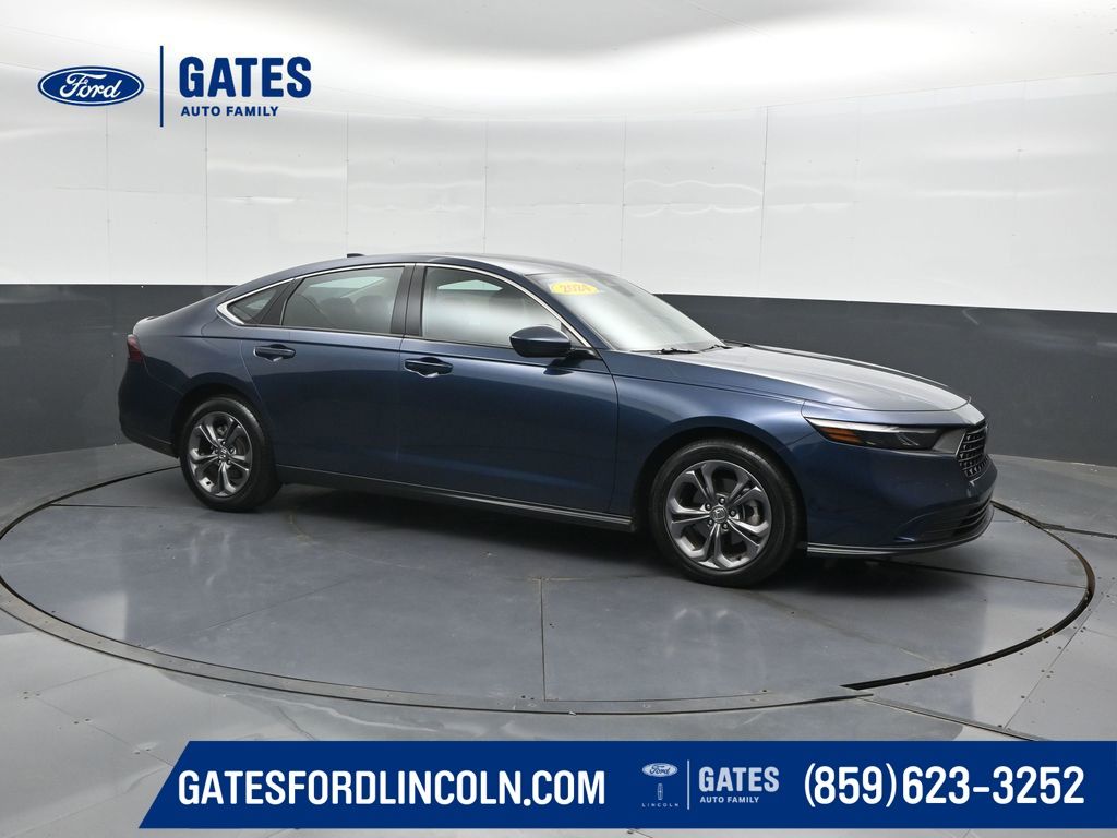 Blue Metallic 2024 Honda Accord EX FWD Sedan Front-Wheel Drive Continuously Variable Transmission