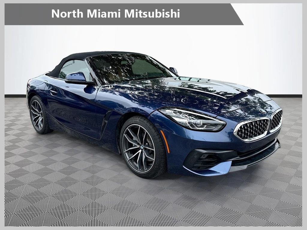Mediterranean Blue Metallic 2022 BMW Z4 Convertible Rear-Wheel Drive 8-Speed Automatic