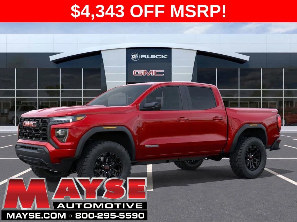 Volcanic Red Tintcoat 2026 GMC Canyon Pickup Truck Four-Wheel Drive 8-Speed Automatic