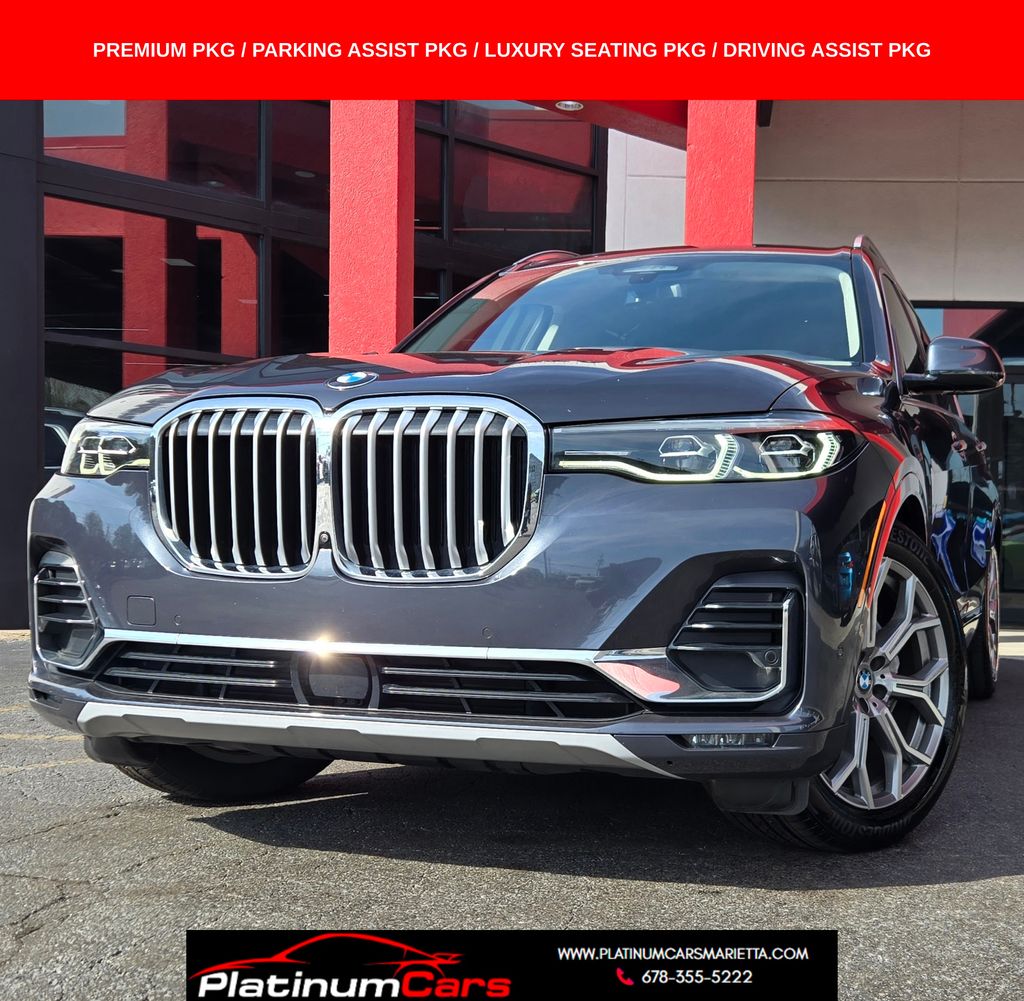 Arctic Gray Metallic 2022 BMW X7 SUV / Crossover All-Wheel Drive 8-Speed Automatic