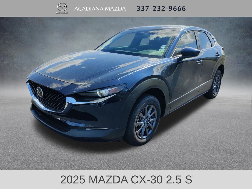 Deep Crystal Blue Mica 2025 Mazda CX-30 2.5 S AWD SUV / Crossover All-Wheel Drive 6-Speed Automatic