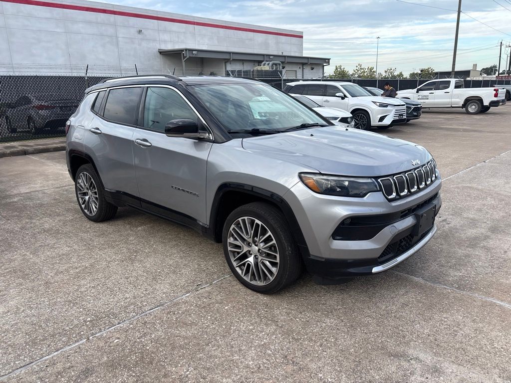 2022 Jeep Compass Limited Silver at DeMontrond Auto Country