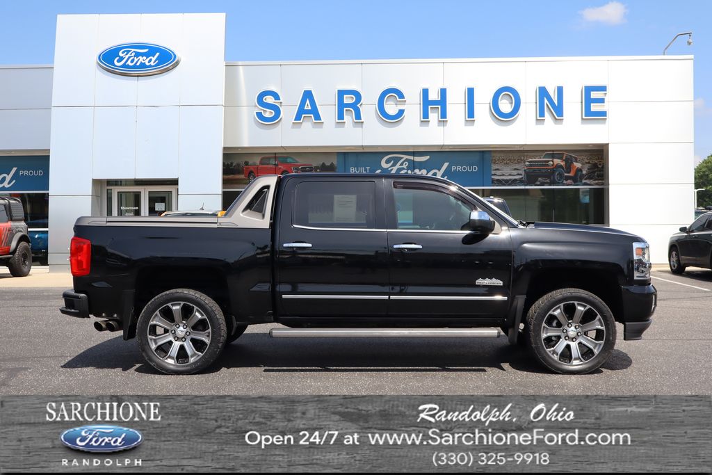 Black 2017 Chevrolet Silverado 1500 Pickup Truck Four-Wheel Drive 8-Speed Automatic Overdrive