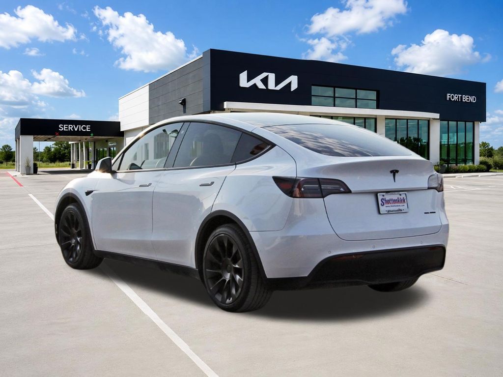 2020 Tesla Model Y Long Range White at Shottenkirk Kia Fort Bend