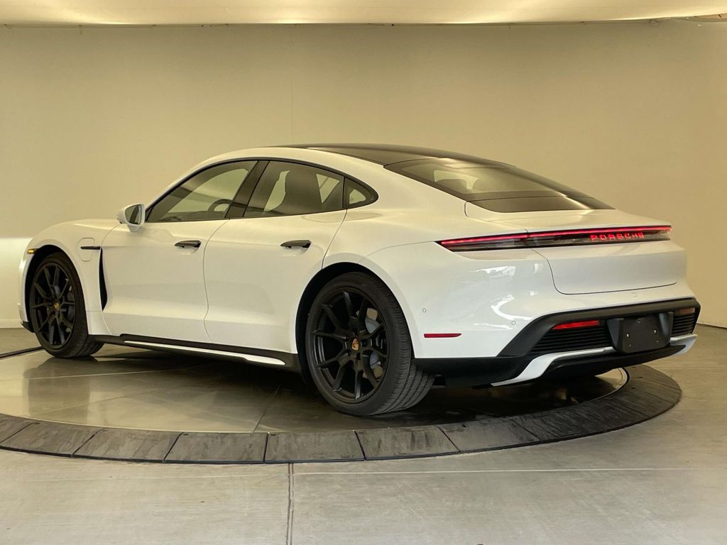 2026 Porsche Taycan 4 White at Audi Porsche Sewickley