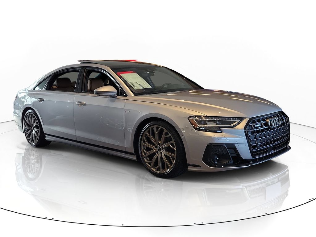 Silver 2026 Audi A8 Sedan All-Wheel Drive 8-Speed Automatic
