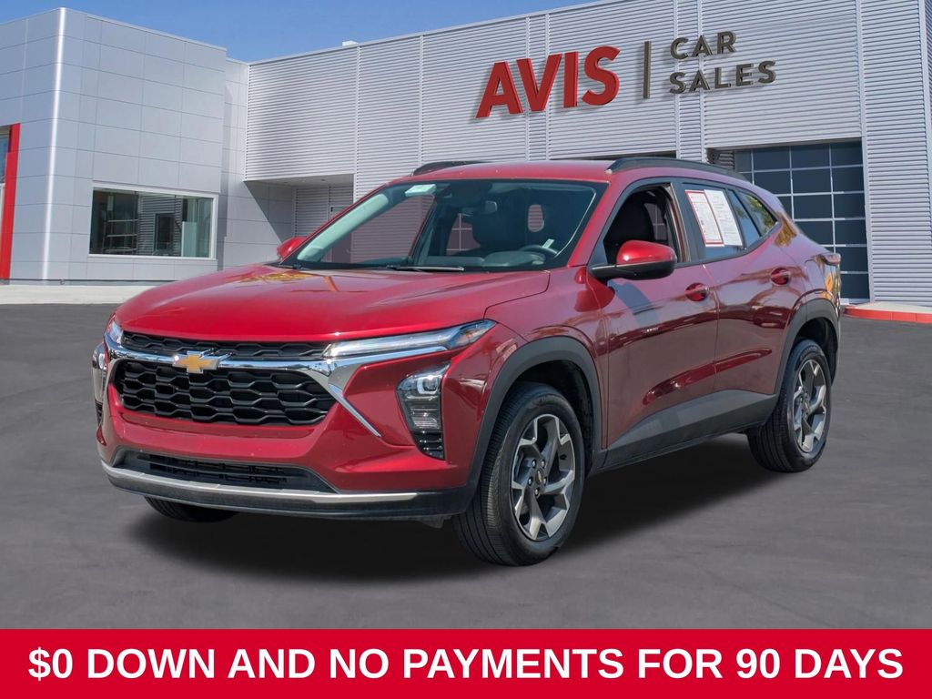 Red (Crimson) 2025 Chevrolet Trax SUV / Crossover Front-Wheel Drive 6-Speed Automatic