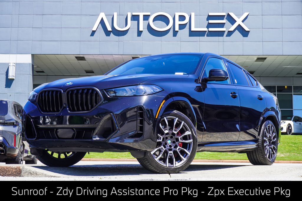 Black Sapphire Metallic 2024 BMW X6 SUV / Crossover All-Wheel Drive 8-Speed Automatic