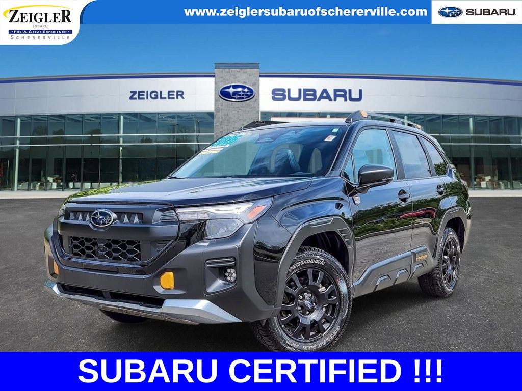 Crystal Black Silica 2026 Subaru Forester SUV / Crossover All-Wheel Drive Continuously Variable Transmission