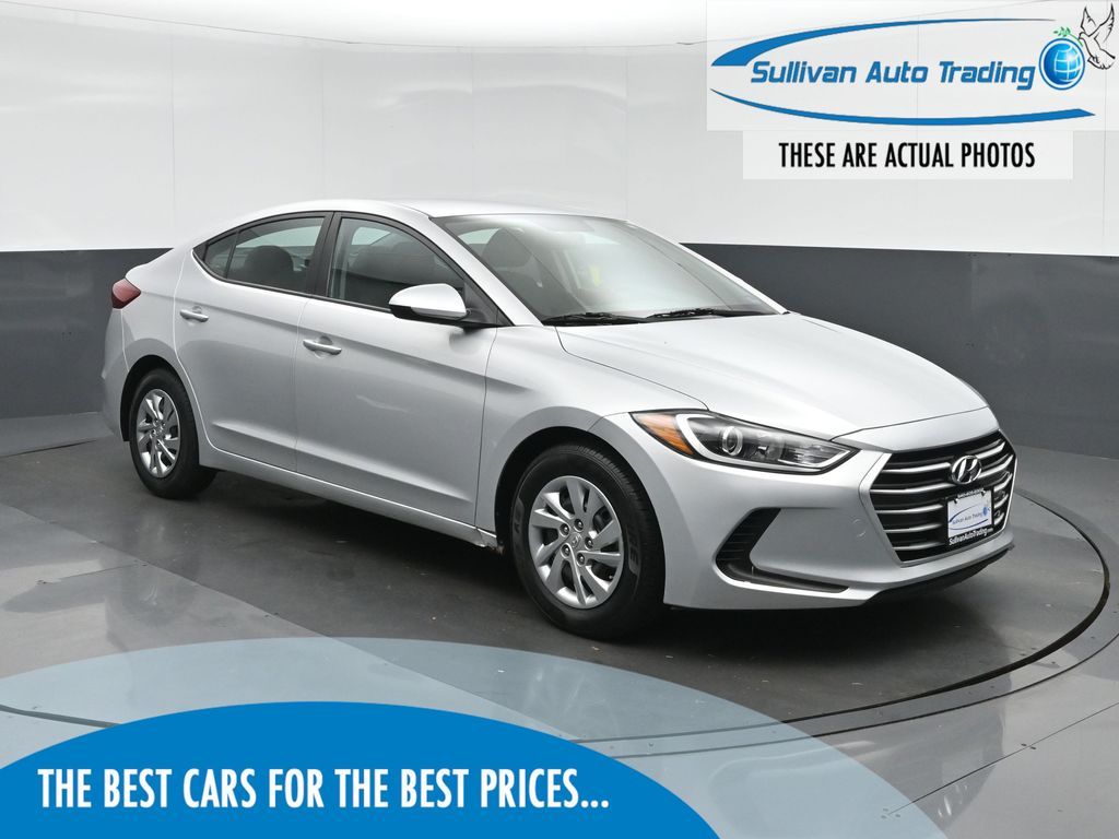 Molten Silver 2018 Hyundai Elantra Sedan Front-Wheel Drive 6-Speed Automatic