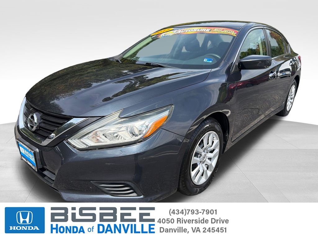 Blue 2017 Nissan Altima Sedan Front-Wheel Drive Continuously Variable Transmission
