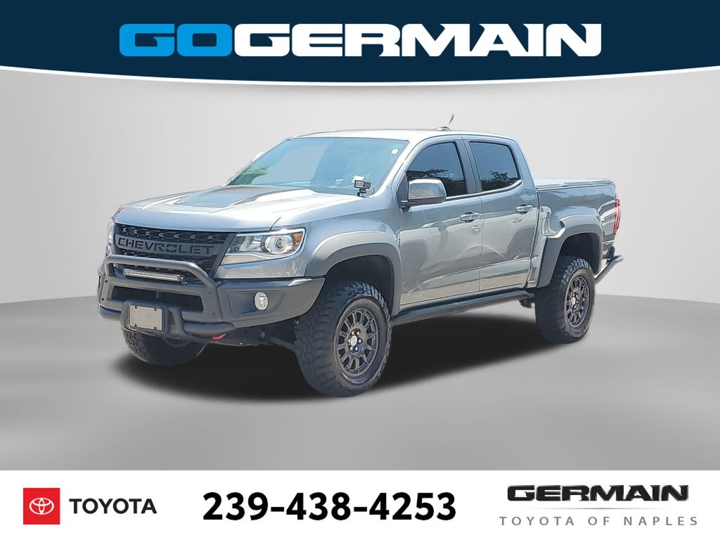 Gray (Satin Steel Metallic) 2021 Chevrolet Colorado Pickup Truck Four-Wheel Drive 8-Speed Automatic