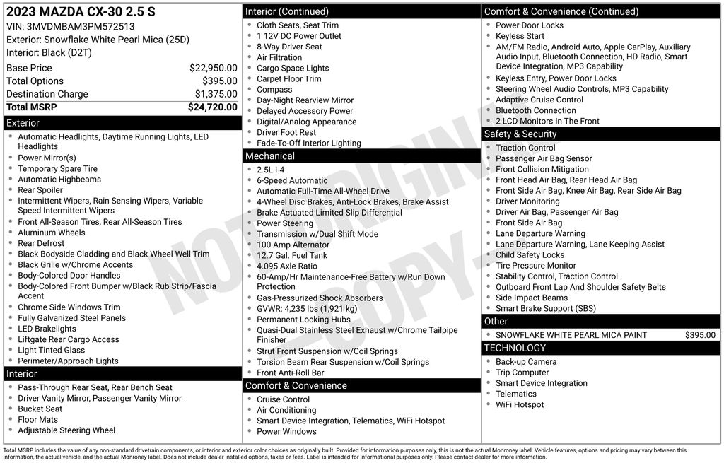 2023 Mazda CX-30 2.5 S