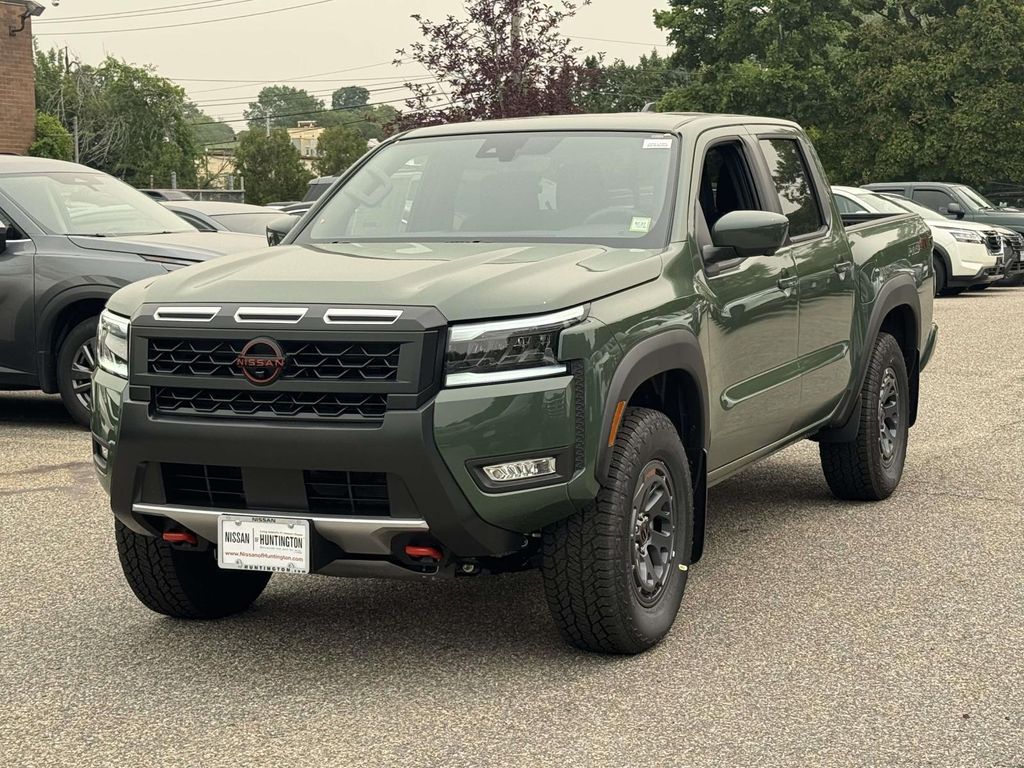 Green Metallic 2026 Nissan Frontier Pickup Truck Four-Wheel Drive 9-Speed Automatic Overdrive