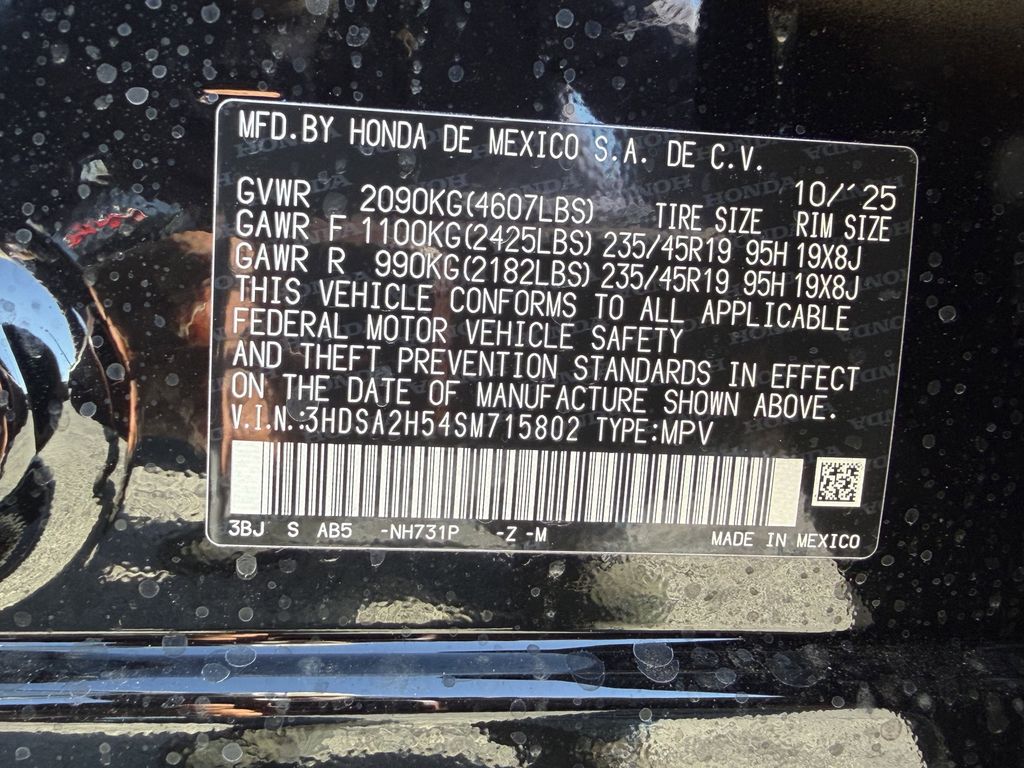 new 2025 Acura ADX car, priced at $37,118