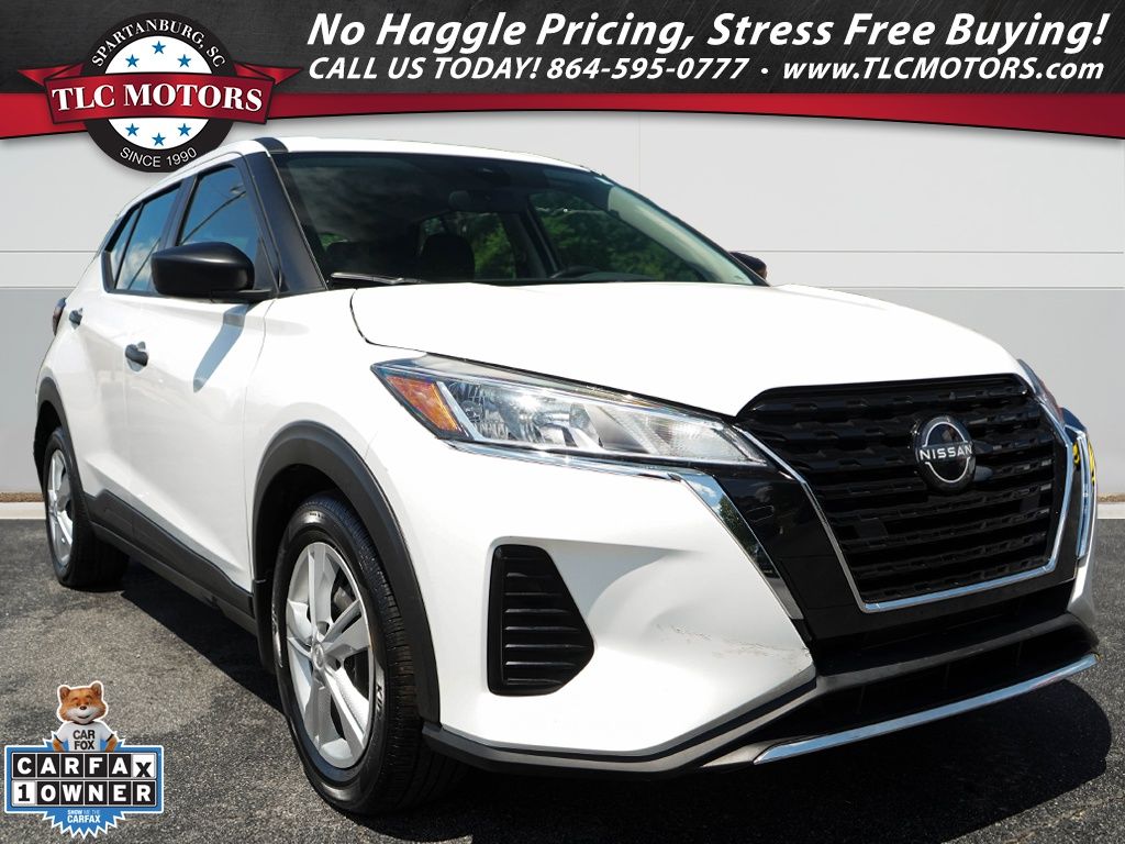 White (Fresh Powder) 2025 Nissan Kicks Play SUV / Crossover Front-Wheel Drive Continuously Variable Transmission
