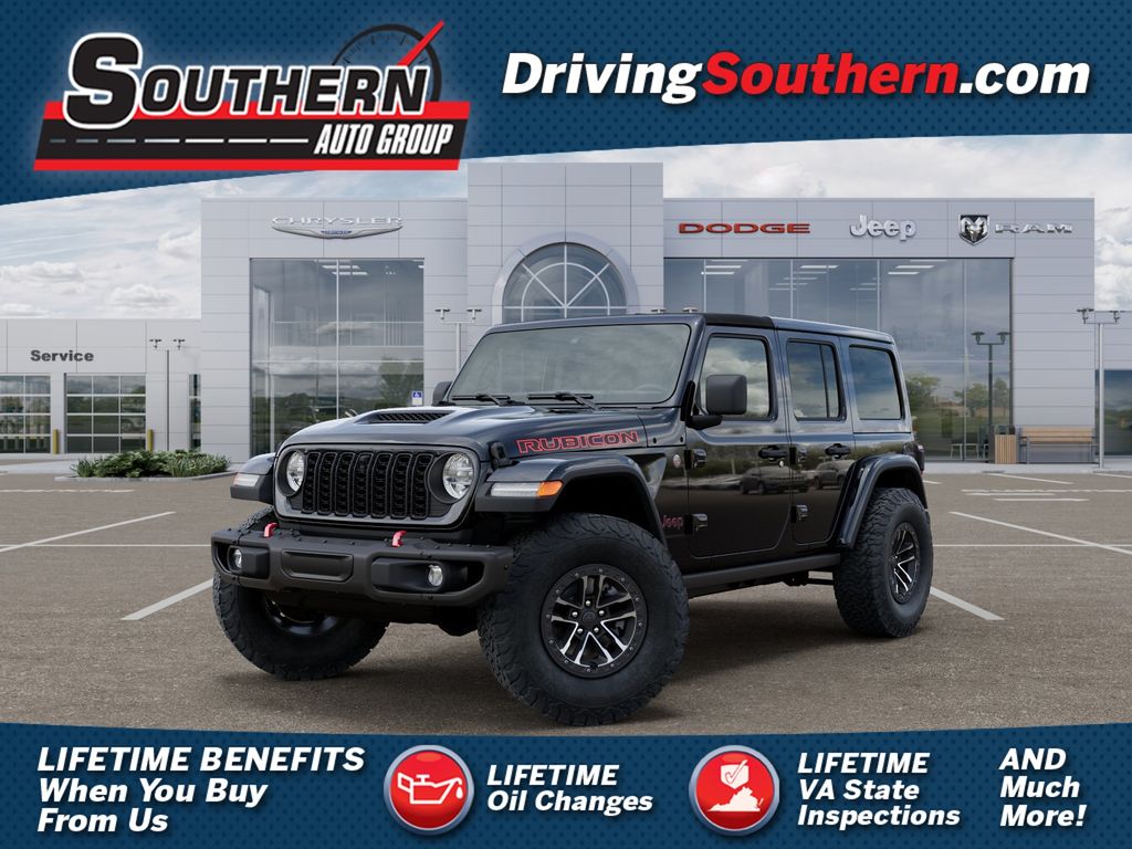 Black Clearcoat 2026 Jeep Wrangler Rubicon X 4-Door 4WD SUV / Crossover Four-Wheel Drive 8-Speed Automatic