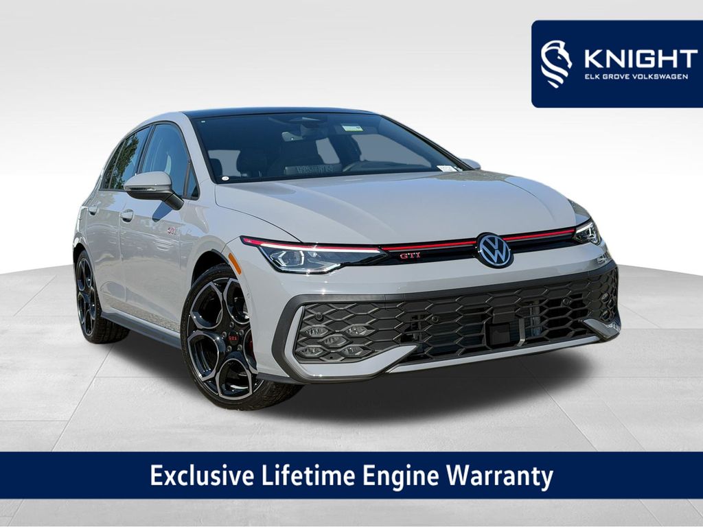 Moonstone Gray 2026 Volkswagen Golf GTI Hatchback Front-Wheel Drive 7-Speed Dual Clutch