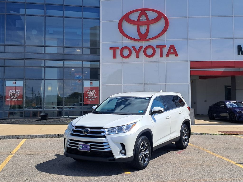 White (Blizzard Pearl) 2019 Toyota Highlander SUV / Crossover All-Wheel Drive 8-Speed Automatic