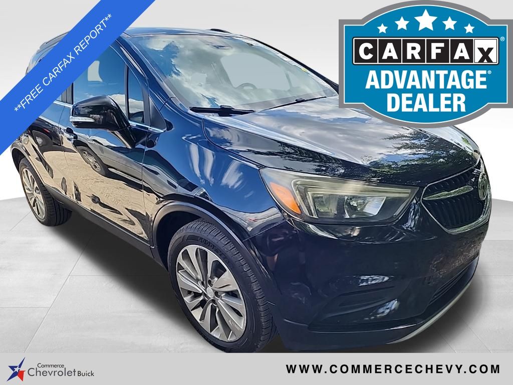 Black (Ebony Twilight Metallic) 2017 Buick Encore Preferred FWD SUV / Crossover Front-Wheel Drive 6-Speed Automatic Overdrive