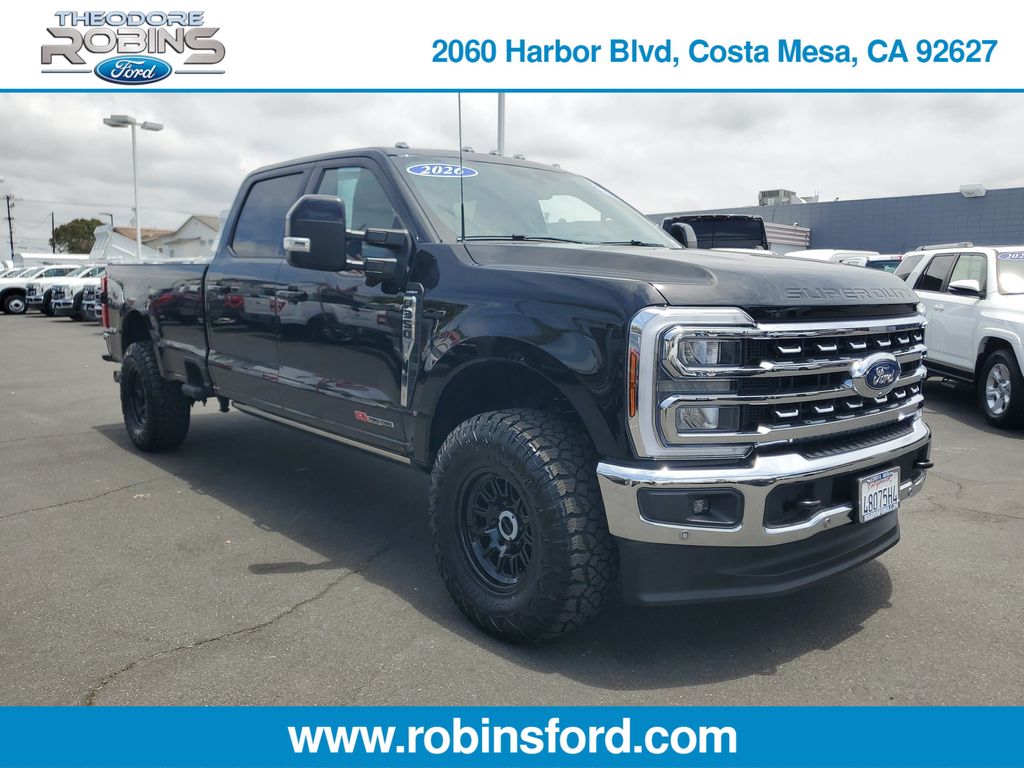 Agate Black Metallic 2026 Ford F-350 Super Duty Pickup Truck Four-Wheel Drive Automatic