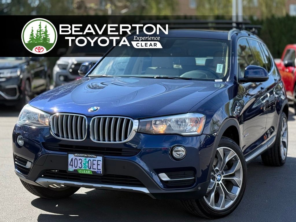 Deep Sea Blue Metallic 2016 BMW X3 xDrive28i AWD SUV / Crossover All-Wheel Drive 8-Speed Automatic