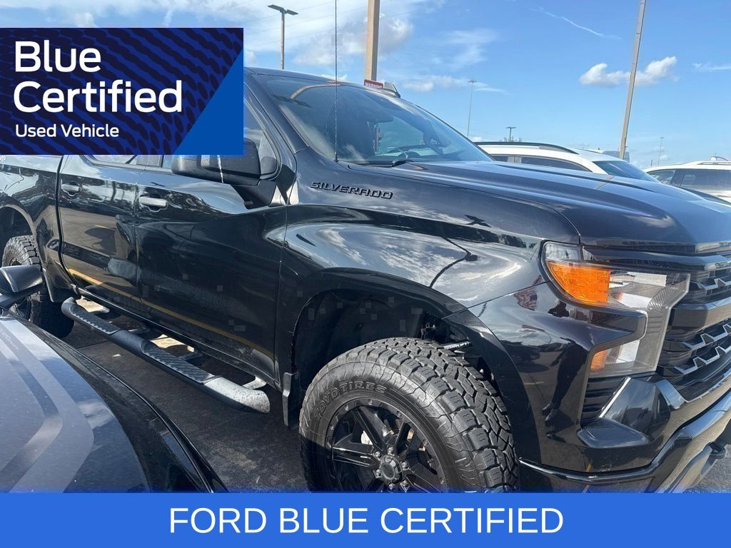 Black 2022 Chevrolet Silverado 1500 Pickup Truck Four-Wheel Drive 8-Speed Automatic