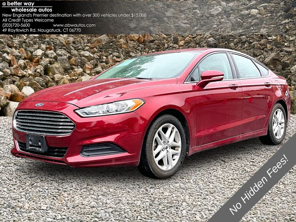 Ruby Red Metallic 2014 Ford Fusion Sedan Front-Wheel Drive 6-Speed Automatic