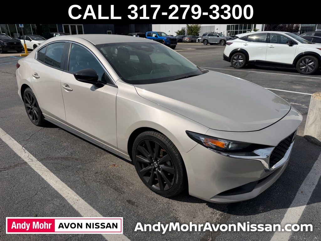 Gray (Platinum Quartz Metallic) 2024 Mazda MAZDA3 Sedan Front-Wheel Drive 6-Speed Automatic