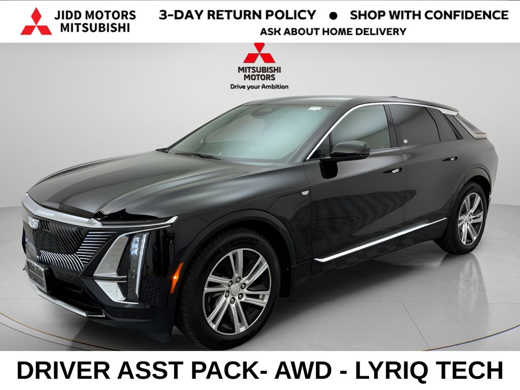 Stellar Black Metallic 2024 Cadillac LYRIQ SUV / Crossover All-Wheel Drive 1-Speed Automatic