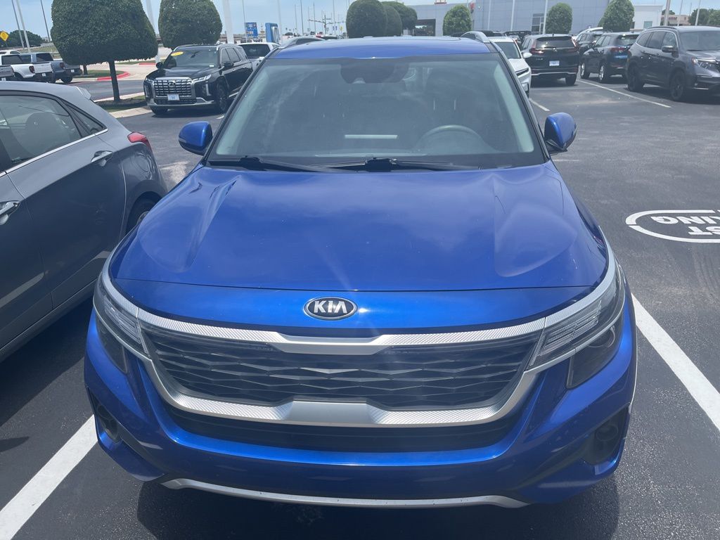 Used 2021 Kia Seltos EX with VIN KNDERCAA1M7222953 for sale in Round Rock, TX
