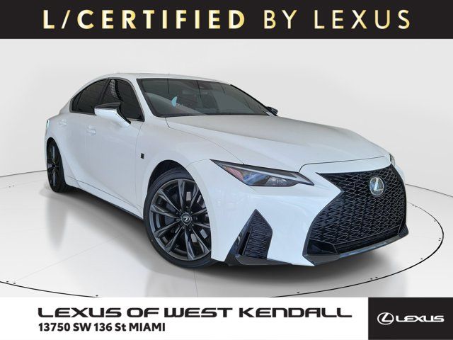 Ultra White 2025 Lexus IS Sedan Rear-Wheel Drive 8-Speed Automatic