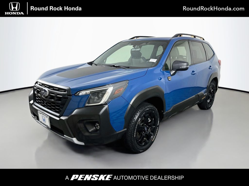 Geyser Blue 2022 Subaru Forester SUV / Crossover All-Wheel Drive Continuously Variable Transmission
