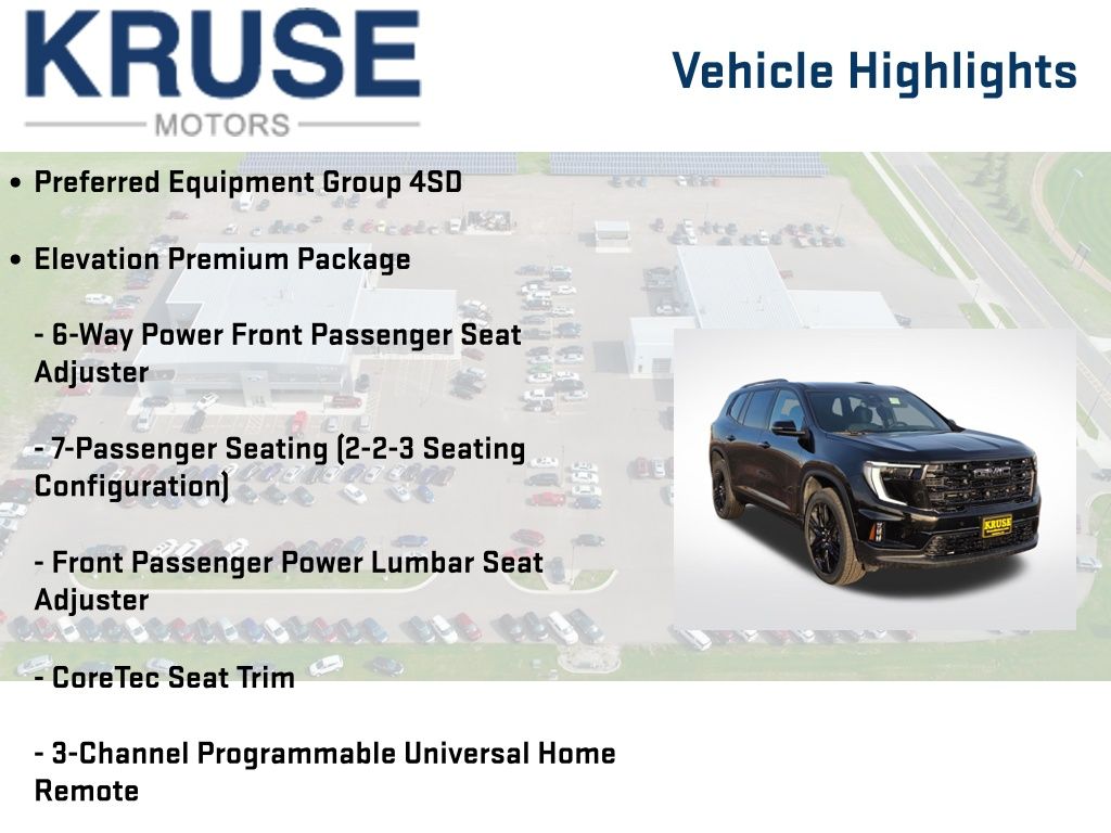 2026 GMC Acadia Elevation