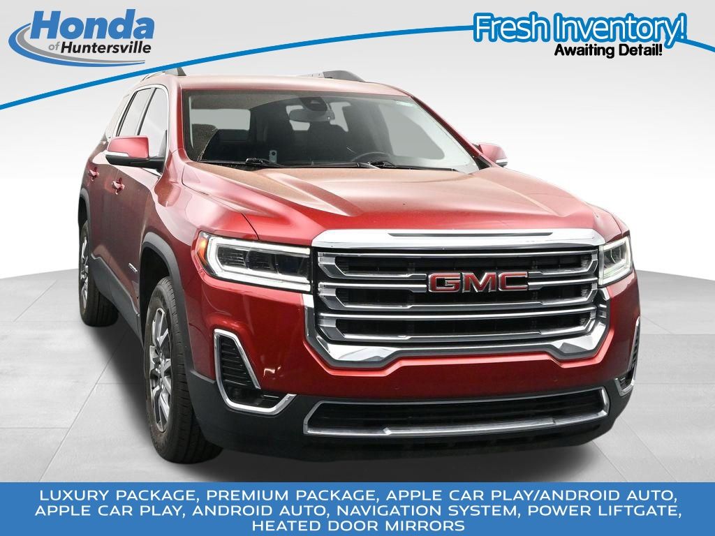 Volcanic Red Tintcoat 2023 GMC Acadia SLT AWD SUV / Crossover Four-Wheel Drive 9-Speed Automatic