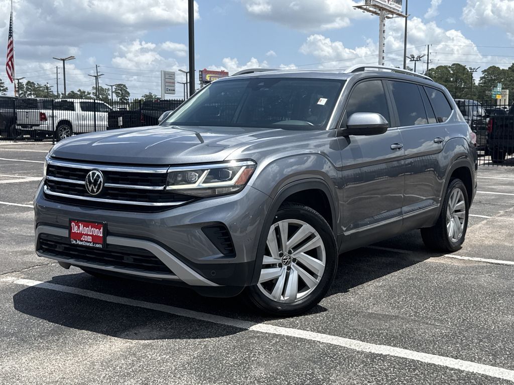 2021 Volkswagen Atlas SEL Gray at DeMontrond Mazda