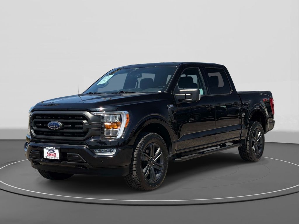 Black Metallic 2023 Ford F-150 Pickup Truck Four-Wheel Drive Automatic