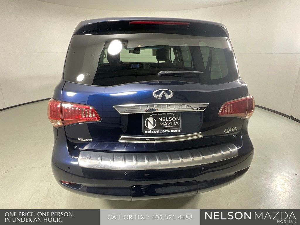 Used Blue 2015 INFINITI QX80 Base for Sale in Norman, OK