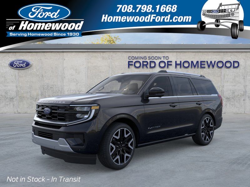 Agate Black Metallic 2026 Ford Expedition Platinum 4WD SUV / Crossover Four-Wheel Drive Automatic