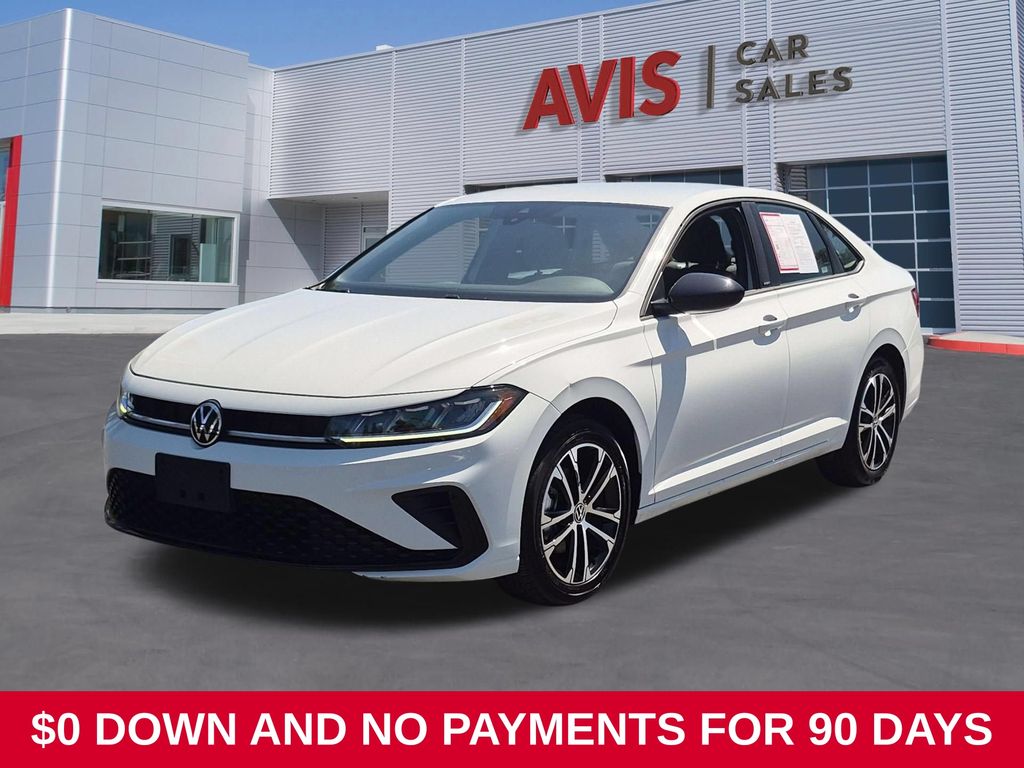 White 2025 Volkswagen Jetta Sedan Front-Wheel Drive 8-Speed Automatic