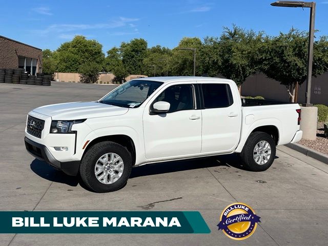 Glacier White 2024 Nissan Frontier Pickup Truck Four-Wheel Drive 9-Speed Automatic Overdrive