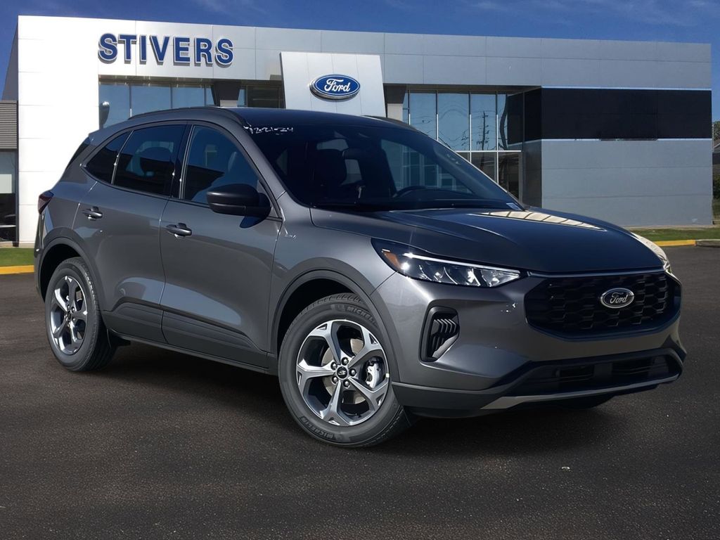 Carbonized Gray Metallic 2025 Ford Escape Hybrid ST-Line FWD SUV / Crossover Front-Wheel Drive Continuously Variable Transmission