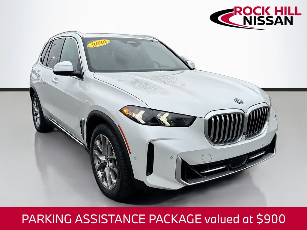 Mineral White Metallic 2024 BMW X5 xDrive50e AWD SUV / Crossover All-Wheel Drive 8-Speed Automatic