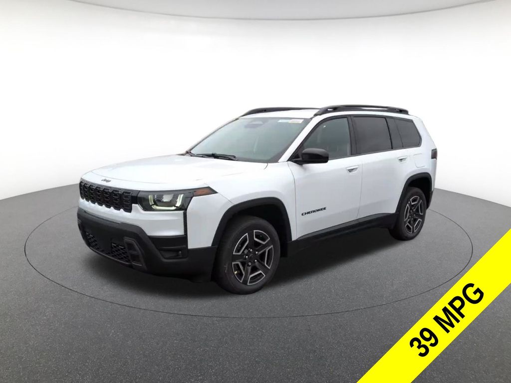 Bright White Clearcoat 2026 Jeep Cherokee Laredo 4WD SUV / Crossover Four-Wheel Drive Continuously Variable Transmission